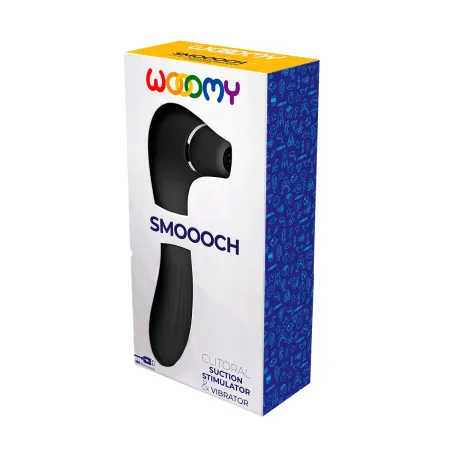 Stimulateur Clitoridien Smooch Noir – Wooomy | Succion & Vibrations Intenses