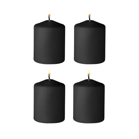 Lot de 4 Bougies de massage Tease Candle • Figue Noire • 24 g