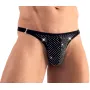 String homme avec pierres scintillantes