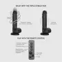 ROTATING & VIBRATING REALISTIC DIDLO - L - NOIR