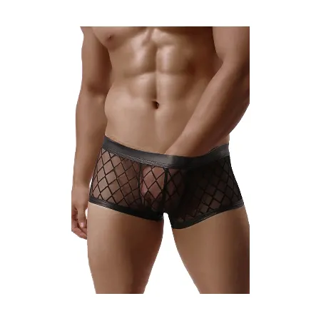 Boxer noir transparent