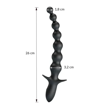 Rigdon - Chapelet anal vibrant et flexible