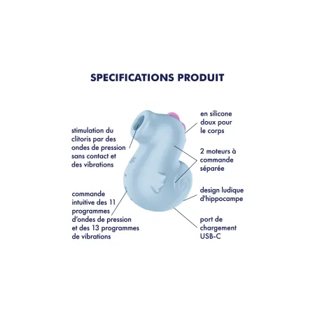 Satisfyer Sea Pony - Stimulateur clitoridien