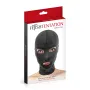Cagoule BDSM yeux et bouche ouvert spandex noir