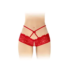 CULOTTE OUVERTE CELIA TU NOIR OU ROUGE