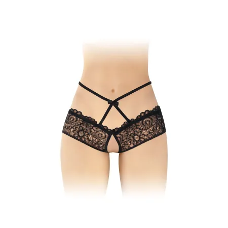 CULOTTE OUVERTE CELIA TU NOIR OU ROUGE