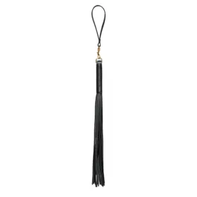 Flogger en cuir avec dragonne amovible