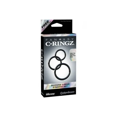 Silicone 3-Ring Stamina Set