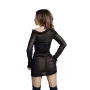 Sheril ensemble robe transparente soutien gorge string wetlook